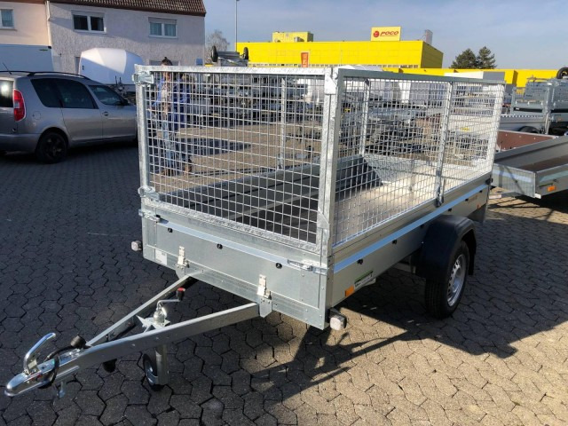 Brenderup Tieflader 2270SUB750 Stahl, 0,75 to. 2700x1300x270mm mit Laubgitter 80 cm - Remorque voiture: photos 4 Brenderup Tieflader 2270SUB750 Stahl, 0,75 to. 2700x1300x270mm mit Laubgitter 80 cm - Remorque voiture: photos 4