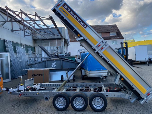 Brian James Cargo Tipper Heckkipper 3-achs, 526-3620-35-3-12, 3600 x 2000 x 300 mm, 3,5 to. - Remorque benne: photos 1 Brian James Cargo Tipper Heckkipper 3-achs, 526-3620-35-3-12, 3600 x 2000 x 300 mm, 3,5 to. - Remorque benne: photos 1