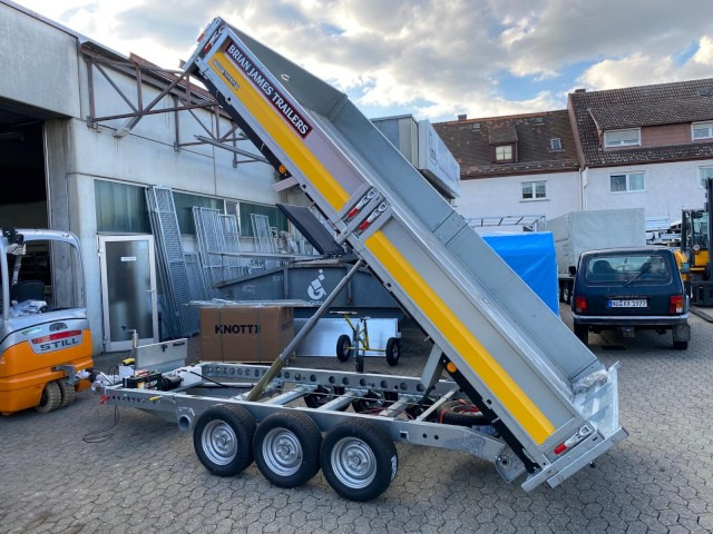 Brian James Cargo Tipper Heckkipper 3-achs, 526-4020-35-3-12, 4000 x 2000 x 300 mm, 3,5 to. - Remorque benne: photos 2 Brian James Cargo Tipper Heckkipper 3-achs, 526-4020-35-3-12, 4000 x 2000 x 300 mm, 3,5 to. - Remorque benne: photos 2