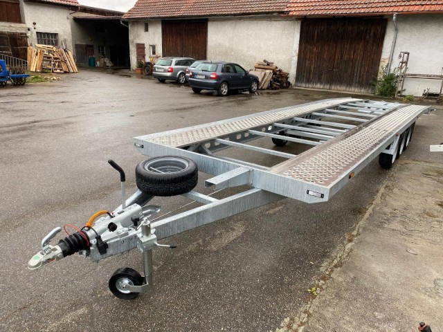 Gala BGG Taurus Duo 85 35 3, 8500 x 2150 mm, 3-Achs, für 2 Autos - Remorque porte-voitures: photos 1 Gala BGG Taurus Duo 85 35 3, 8500 x 2150 mm, 3-Achs, für 2 Autos - Remorque porte-voitures: photos 1