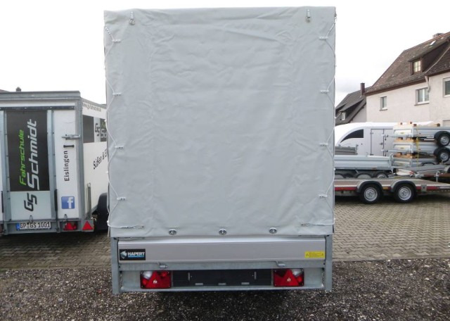 Hapert Azure H-2 Hochlader 3050 x 1600 x 300 mm, mit Plane 180 cm grau ZG 2,0 to. - Remorque voiture: photos 4 Hapert Azure H-2 Hochlader 3050 x 1600 x 300 mm, mit Plane 180 cm grau ZG 2,0 to. - Remorque voiture: photos 4