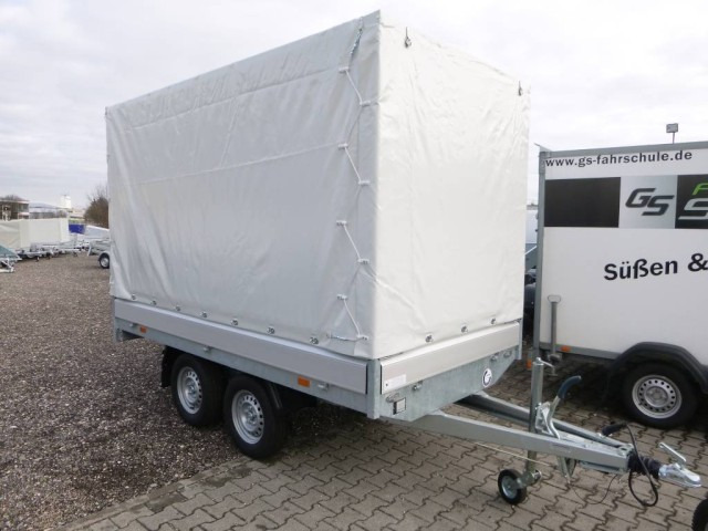 Hapert Azure H-2 Hochlader 3050 x 1600 x 300 mm, mit Plane 180 cm grau ZG 2,0 to. - Remorque voiture: photos 1 Hapert Azure H-2 Hochlader 3050 x 1600 x 300 mm, mit Plane 180 cm grau ZG 2,0 to. - Remorque voiture: photos 1