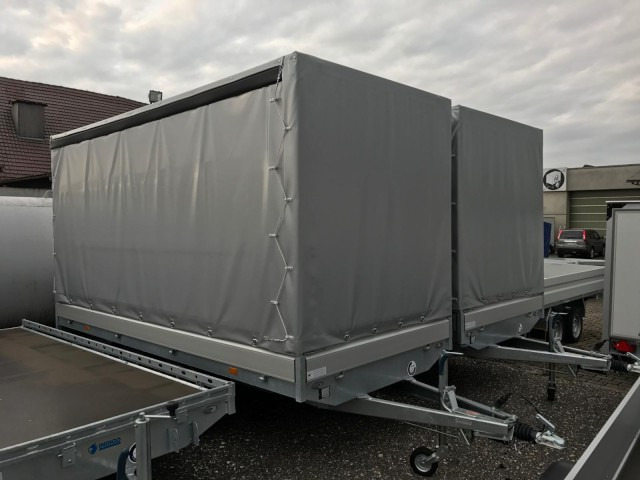 Hapert Azure H-2 Hochlader mit Hochplane 200 cm Lichte Höhe, mit Schiebeplane, 4050 x 1800 x 300 mm, ZG 2,7 to. - Remorque voiture: photos 2 Hapert Azure H-2 Hochlader mit Hochplane 200 cm Lichte Höhe, mit Schiebeplane, 4050 x 1800 x 300 mm, ZG 2,7 to. - Remorque voiture: photos 2