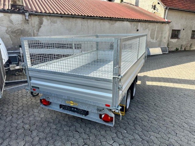 Humbaur 3-Seitenkipper HTK 3000.31 Alu, mit Laubgitteraufsatz, 3140 x 1750 x 350 mm, 3,0 to. - Remorque benne: photos 4 Humbaur 3-Seitenkipper HTK 3000.31 Alu, mit Laubgitteraufsatz, 3140 x 1750 x 350 mm, 3,0 to. - Remorque benne: photos 4
