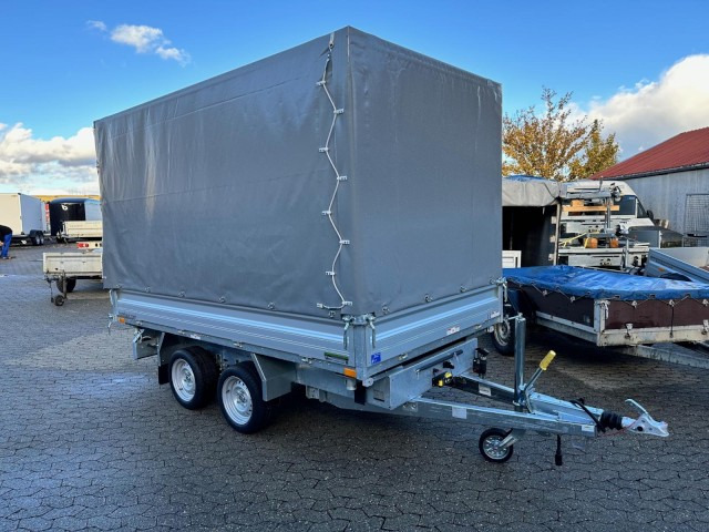 Humbaur 3-Seitenkipper HTK 3500.31 Alu, 3140 x 1750 x 350 mm, 3,5 to. - Remorque benne: photos 3 Humbaur 3-Seitenkipper HTK 3500.31 Alu, 3140 x 1750 x 350 mm, 3,5 to. - Remorque benne: photos 3