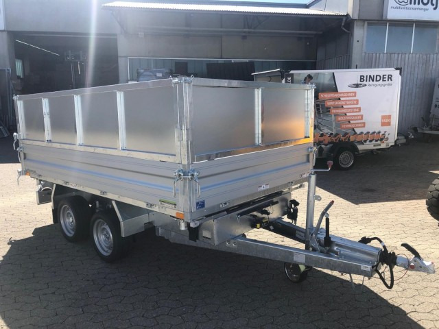 Humbaur 3-Seitenkipper HTK 3500.31 Alu, mit Blechaufsatz 314x175x1000mm - Remorque benne: photos 2 Humbaur 3-Seitenkipper HTK 3500.31 Alu, mit Blechaufsatz 314x175x1000mm - Remorque benne: photos 2