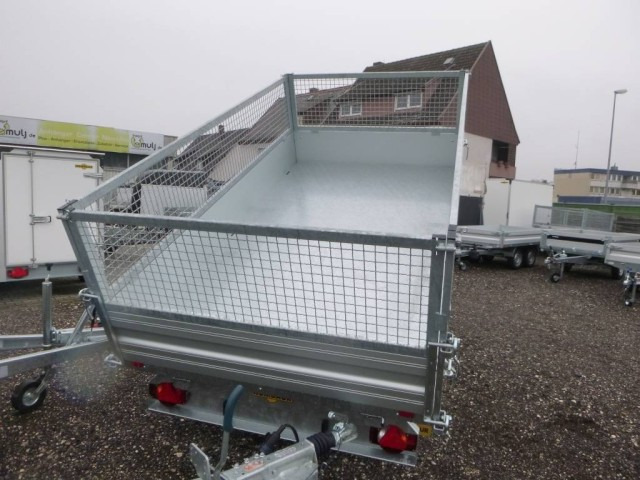 Humbaur 3-Seitenkipper HTK 3500.31 Alu, mit Laubgitteraufsatz - Remorque benne: photos 3 Humbaur 3-Seitenkipper HTK 3500.31 Alu, mit Laubgitteraufsatz - Remorque benne: photos 3