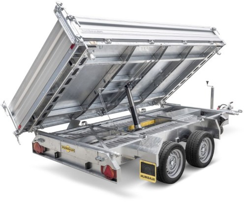 Humbaur 3-Seitenkipper HTK 3500.41 Alu, 4100 x 2100 x 350 mm, 3,5 to. - Remorque benne: photos 1 Humbaur 3-Seitenkipper HTK 3500.41 Alu, 4100 x 2100 x 350 mm, 3,5 to. - Remorque benne: photos 1