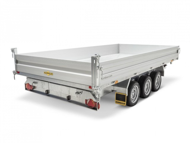 Humbaur 3-Seitenkipper HTK 3500.41 Alu Tridem, 4100 x 2100 x 350 mm, 3,5 to. - Remorque benne: photos 4 Humbaur 3-Seitenkipper HTK 3500.41 Alu Tridem, 4100 x 2100 x 350 mm, 3,5 to. - Remorque benne: photos 4