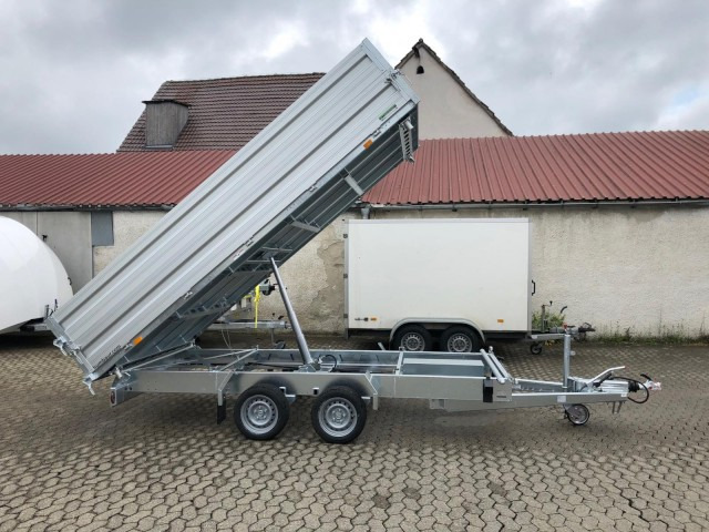 Humbaur 3-Seitenkipper HTK 3500.41 Alu mit BW-Aufsatz, 4100 x 2100 x 350 mm, 3,5 to. - Remorque benne: photos 4 Humbaur 3-Seitenkipper HTK 3500.41 Alu mit BW-Aufsatz, 4100 x 2100 x 350 mm, 3,5 to. - Remorque benne: photos 4
