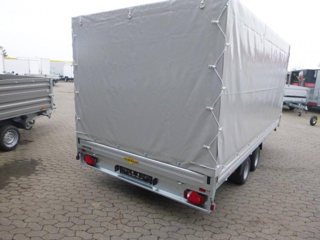 Humbaur HN 254118 Hochlader mit Hochplane 2,5 to. 4100 x 1850 x 350 mm - Remorque voiture: photos 4 Humbaur HN 254118 Hochlader mit Hochplane 2,5 to. 4100 x 1850 x 350 mm - Remorque voiture: photos 4