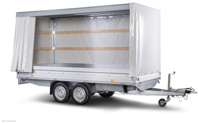 Humbaur HT 254118 Hochlader mit Plane 4100x1850x350mm - Remorque voiture: photos 5 Humbaur HT 254118 Hochlader mit Plane 4100x1850x350mm - Remorque voiture: photos 5