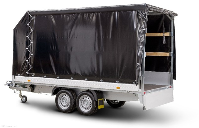 Humbaur HT 254118 Hochlader mit Plane 4100x1850x350mm - Remorque voiture: photos 5 Humbaur HT 254118 Hochlader mit Plane 4100x1850x350mm - Remorque voiture: photos 5