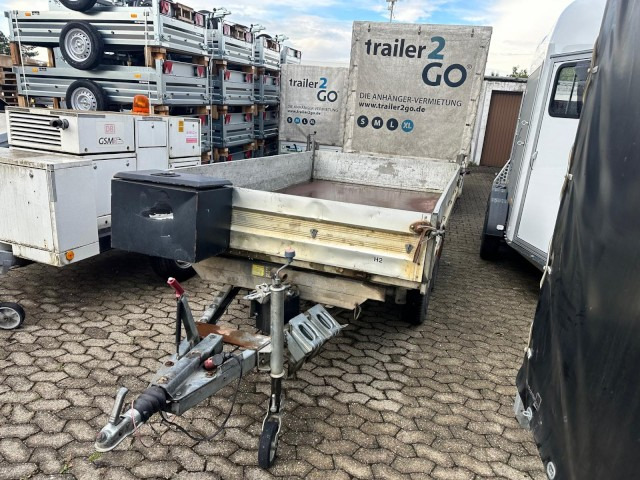Humbaur HTK 2500.31, 3140 x 1700 x 340 mm mit AkkuFlex Pumpe - Remorque benne: photos 1 Humbaur HTK 2500.31, 3140 x 1700 x 340 mm mit AkkuFlex Pumpe - Remorque benne: photos 1