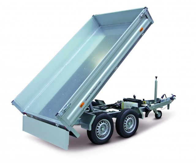 Humbaur HUK 202715 Heckkipper 2,0 t. 2680 x 1500 x 300mm, E-Pumpe - Remorque benne: photos 1 Humbaur HUK 202715 Heckkipper 2,0 t. 2680 x 1500 x 300mm, E-Pumpe - Remorque benne: photos 1