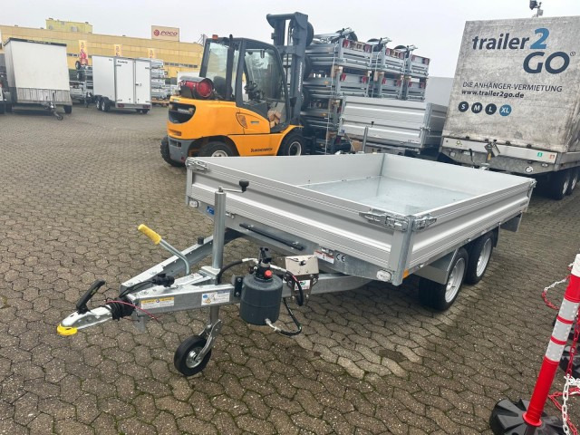 Humbaur HUK 273117 Heckkipper 2,7 t. AkkuFlex 3140 x 1750 x 300 mm - Remorque benne: photos 1 Humbaur HUK 273117 Heckkipper 2,7 t. AkkuFlex 3140 x 1750 x 300 mm - Remorque benne: photos 1
