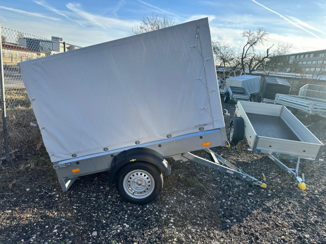 Humbaur Steely DK kippbar Tieflader mit Hochplane 140cm, 750 kg, 2050 x 1095 x 300 mm - Remorque voiture: photos 3 Humbaur Steely DK kippbar Tieflader mit Hochplane 140cm, 750 kg, 2050 x 1095 x 300 mm - Remorque voiture: photos 3