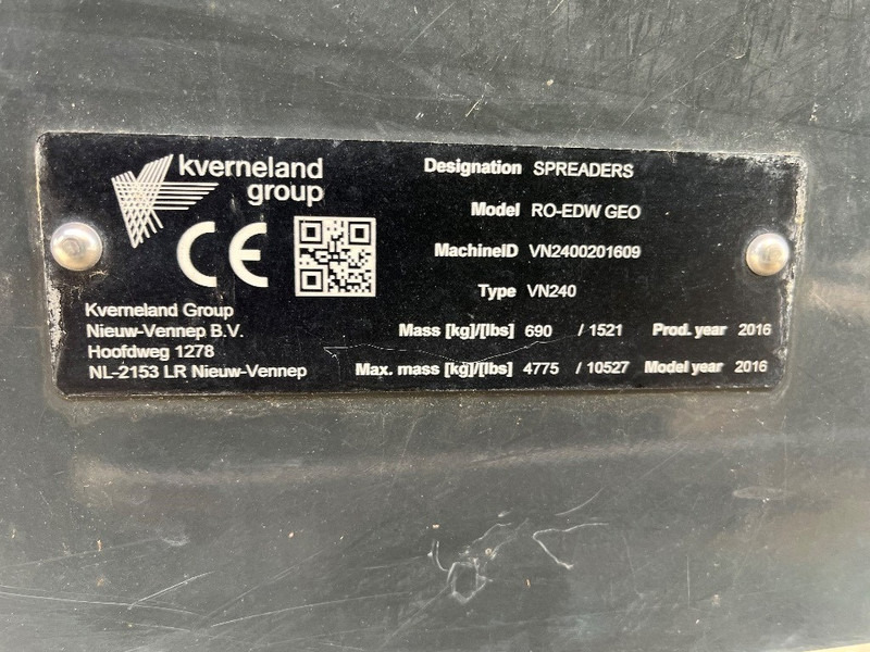 Distributeur d'engrais Vicon GEOSPREAD RO-EDW: photos 6