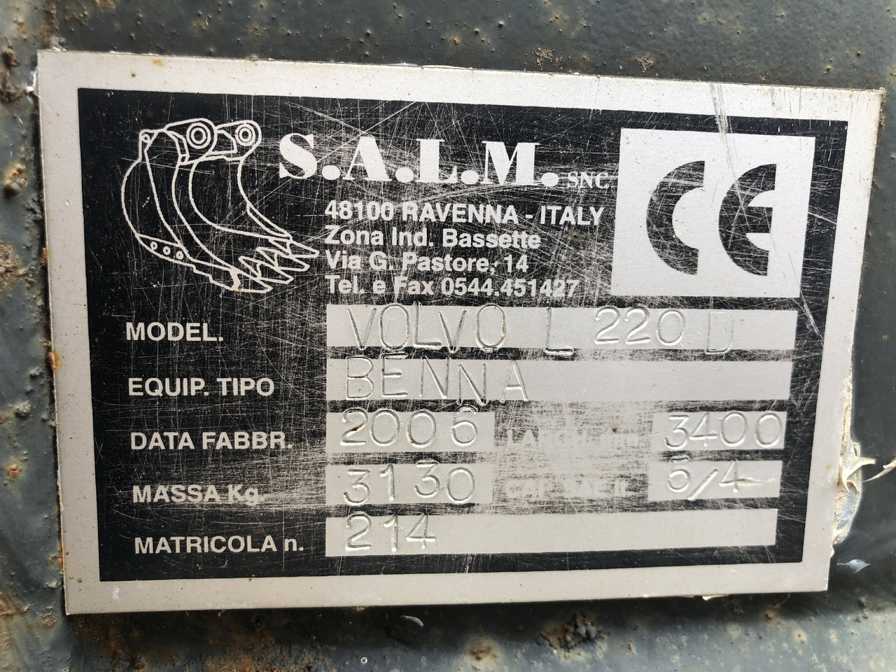 Loader bucket 3400 mm Volvo - Godet pour chargeur: photos 5 Loader bucket 3400 mm Volvo - Godet pour chargeur: photos 5