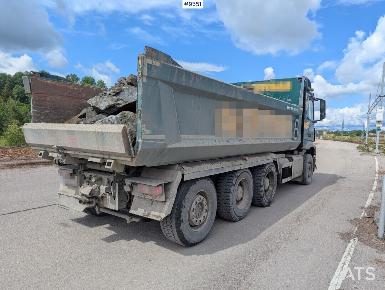 Tipper truck Mercedes Benz Arocs 3253 with Zetterberg flatbed - Autre matériel: photos 5 Tipper truck Mercedes Benz Arocs 3253 with Zetterberg flatbed - Autre matériel: photos 5