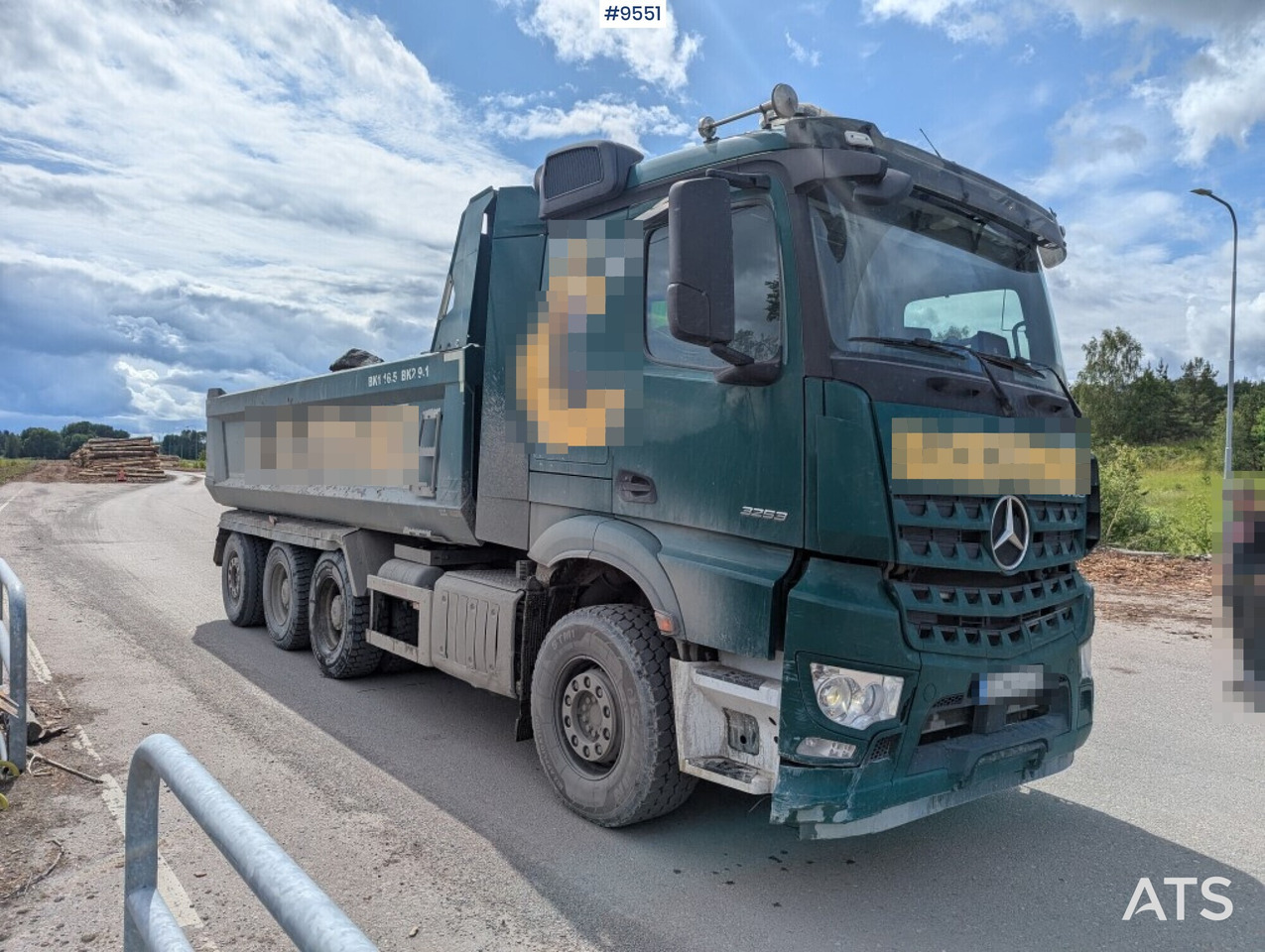 Tipper truck Mercedes Benz Arocs 3253 with Zetterberg flatbed - Autre matériel: photos 2 Tipper truck Mercedes Benz Arocs 3253 with Zetterberg flatbed - Autre matériel: photos 2