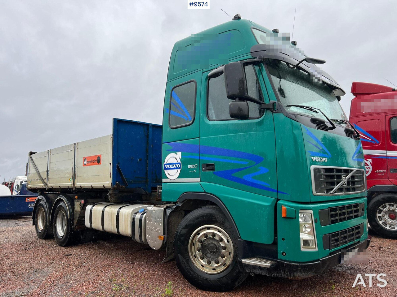 Volvo FH 520 6X4 Quick lock with flatbed - Autre matériel: photos 2 Volvo FH 520 6X4 Quick lock with flatbed - Autre matériel: photos 2