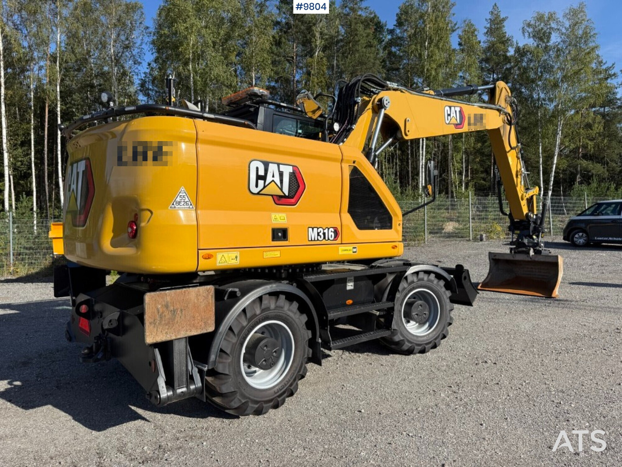 CAT M316 wheel excavator with tiltrotator, 3D excavation system, and grader bucket - Pelle sur pneus: photos 3 CAT M316 wheel excavator with tiltrotator, 3D excavation system, and grader bucket - Pelle sur pneus: photos 3