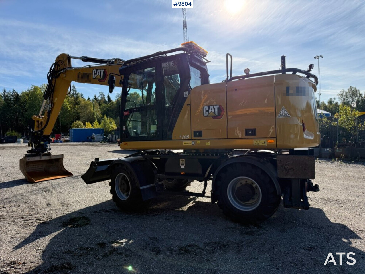 CAT M316 wheel excavator with tiltrotator, 3D excavation system, and grader bucket - Pelle sur pneus: photos 5 CAT M316 wheel excavator with tiltrotator, 3D excavation system, and grader bucket - Pelle sur pneus: photos 5