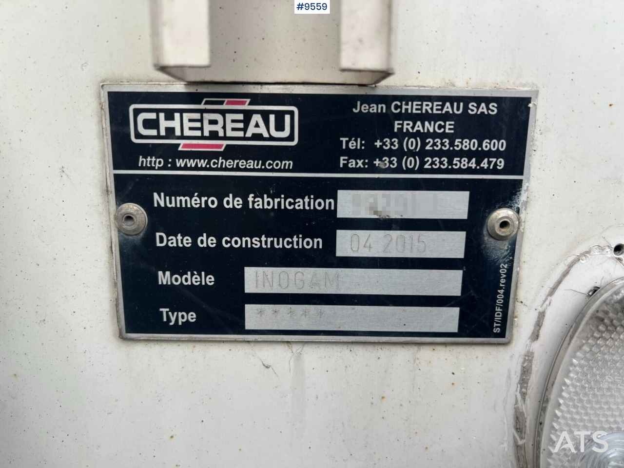 Remorque fourgon Container trailer Chereau CSD2 with Dolly: photos 14 Remorque fourgon Container trailer Chereau CSD2 with Dolly: photos 14