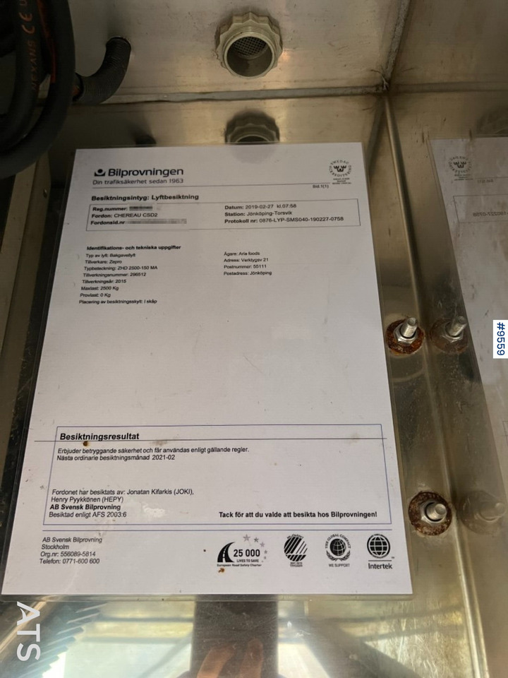 Remorque fourgon Container trailer Chereau CSD2 with Dolly: photos 41 Remorque fourgon Container trailer Chereau CSD2 with Dolly: photos 41