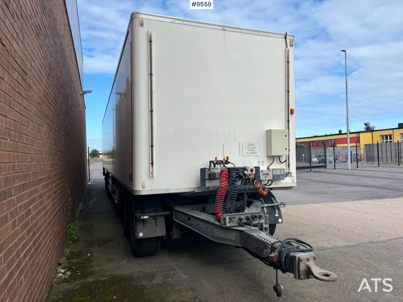 Remorque fourgon Container trailer Chereau CSD2 with Dolly: photos 10 Remorque fourgon Container trailer Chereau CSD2 with Dolly: photos 10