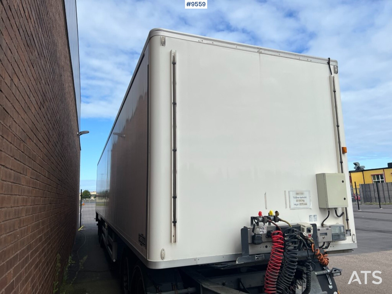 Remorque fourgon Container trailer Chereau CSD2 with Dolly: photos 9 Remorque fourgon Container trailer Chereau CSD2 with Dolly: photos 9