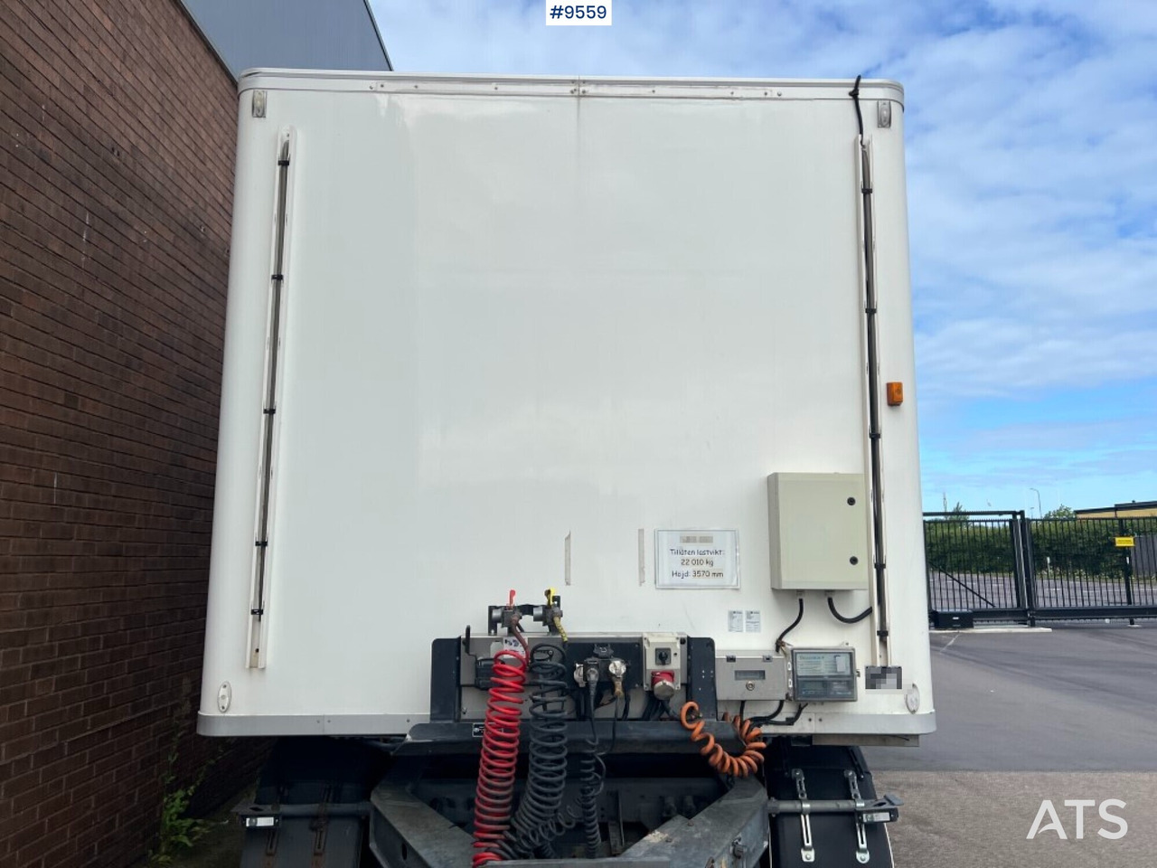 Remorque fourgon Container trailer Chereau CSD2 with Dolly: photos 8 Remorque fourgon Container trailer Chereau CSD2 with Dolly: photos 8