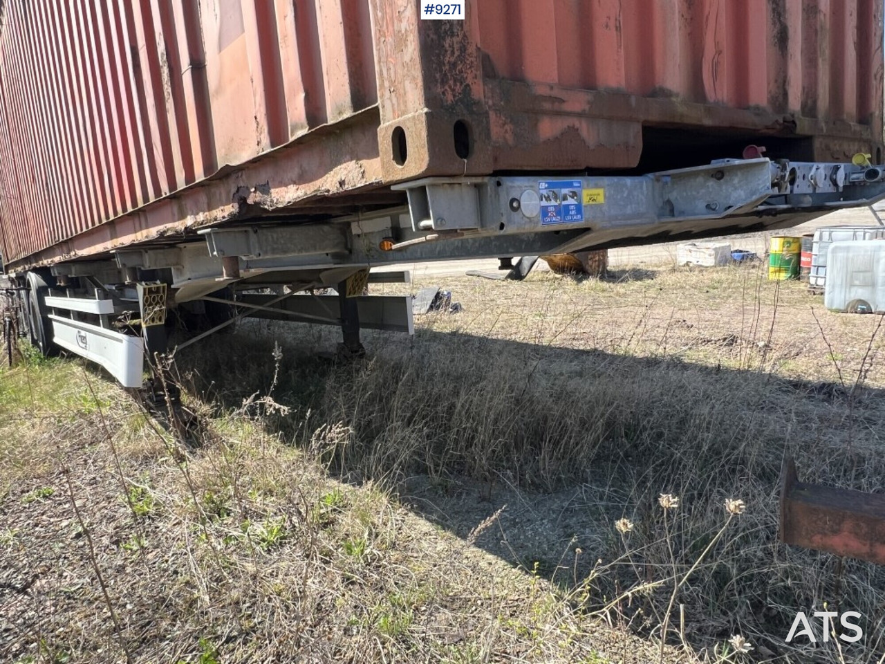 Container trailer- FLIEGL - Semi-remorque porte-conteneur/ Caisse mobile: photos 5 Container trailer- FLIEGL - Semi-remorque porte-conteneur/ Caisse mobile: photos 5