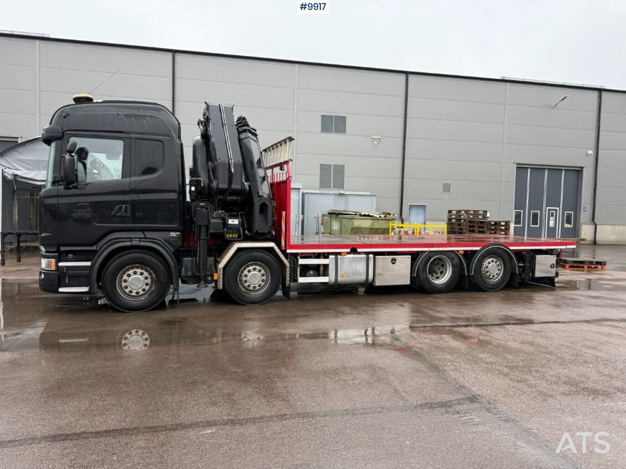 Crane truck/Flatbed truck Scania R520 8X2*6 HIAB XS 855E-8 HIPRO - Camion plateau, Camion grue: photos 2 Crane truck/Flatbed truck Scania R520 8X2*6 HIAB XS 855E-8 HIPRO - Camion plateau, Camion grue: photos 2