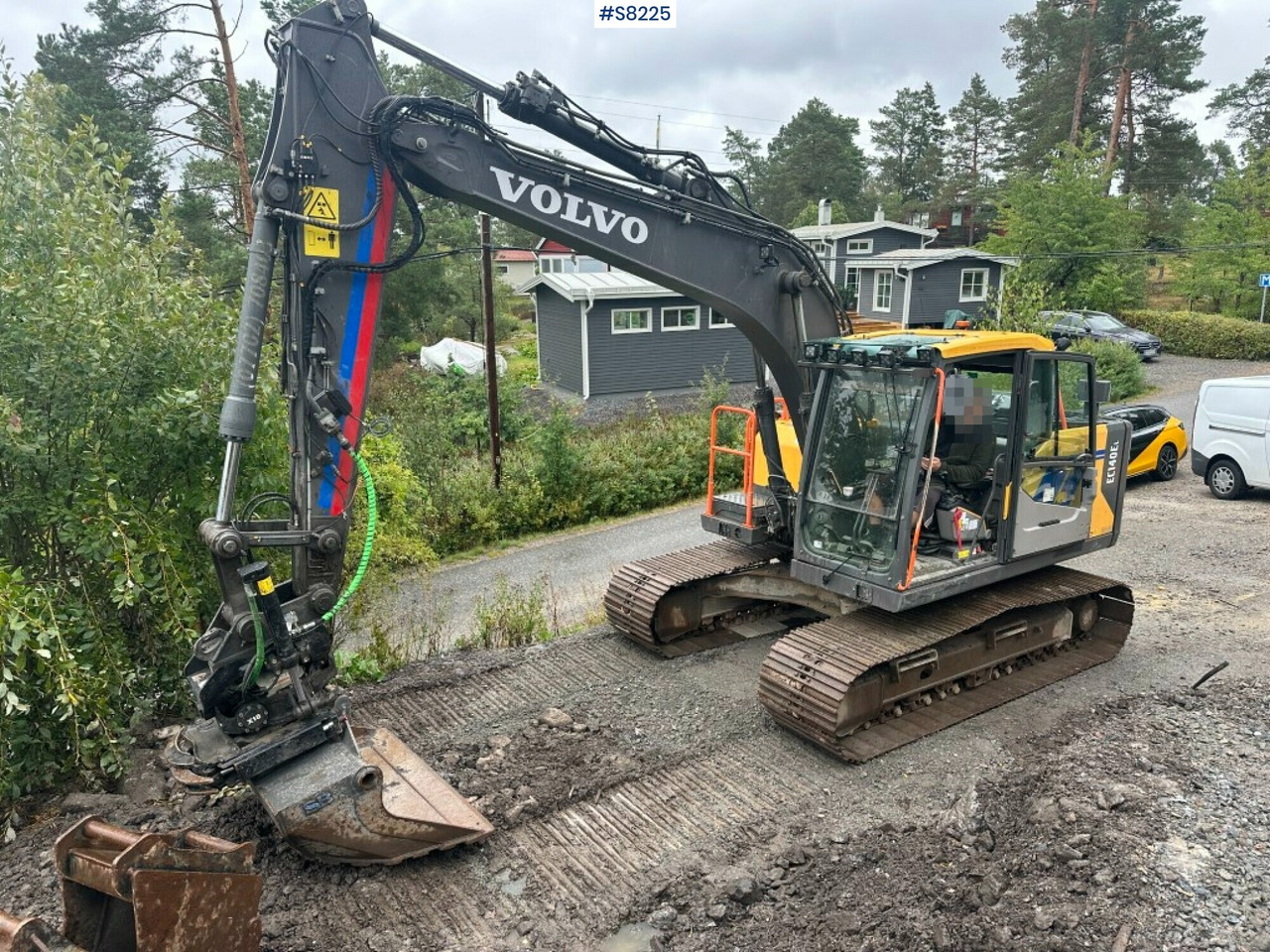 Excavator, Volvo EC140EL, Tiltrotator, Attachments (See video) - Pelle: photos 2 Excavator, Volvo EC140EL, Tiltrotator, Attachments (See video) - Pelle: photos 2