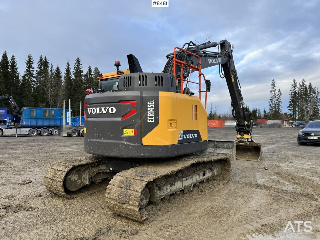 Excavator Volvo ECR145 EL with 1365 h - Pelle sur chenille: photos 5 Excavator Volvo ECR145 EL with 1365 h - Pelle sur chenille: photos 5