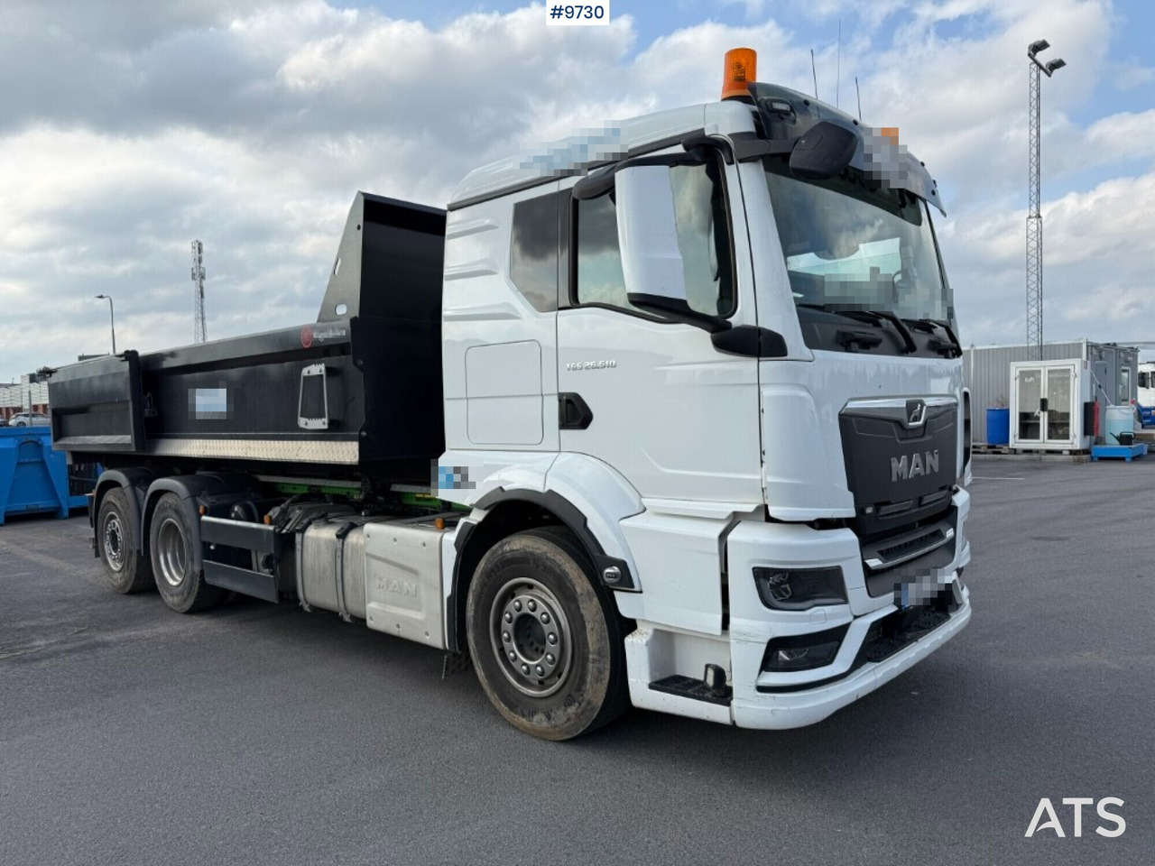 Hook lift MAN TGS 26.510 with crane flatbed and gravel flatbed - Camion ampliroll: photos 4 Hook lift MAN TGS 26.510 with crane flatbed and gravel flatbed - Camion ampliroll: photos 4