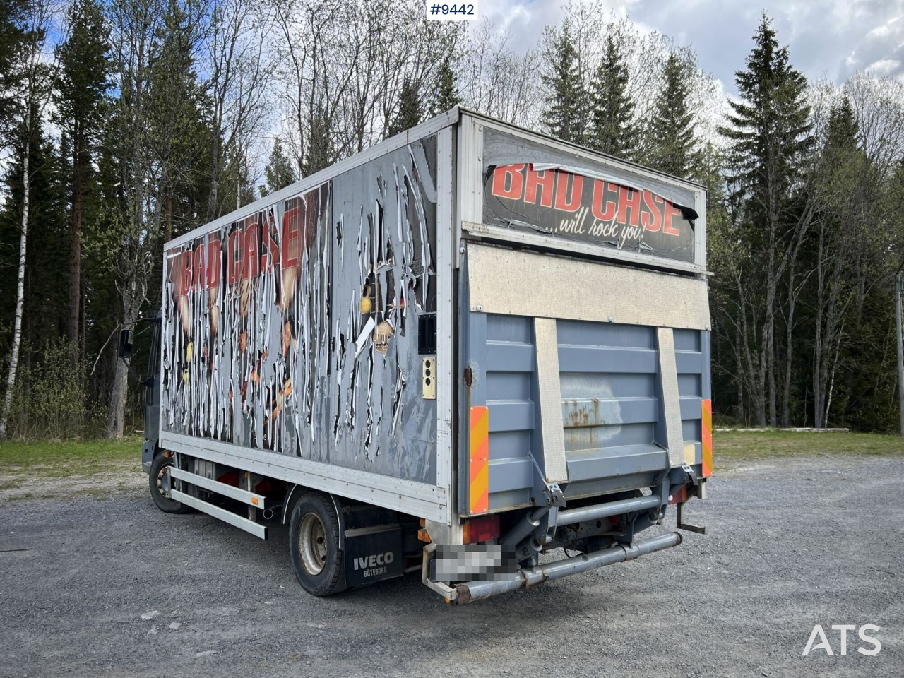 Camion fourgon IVECO 85 E18 Box Truck with tail lift (VIDEO): photos 10