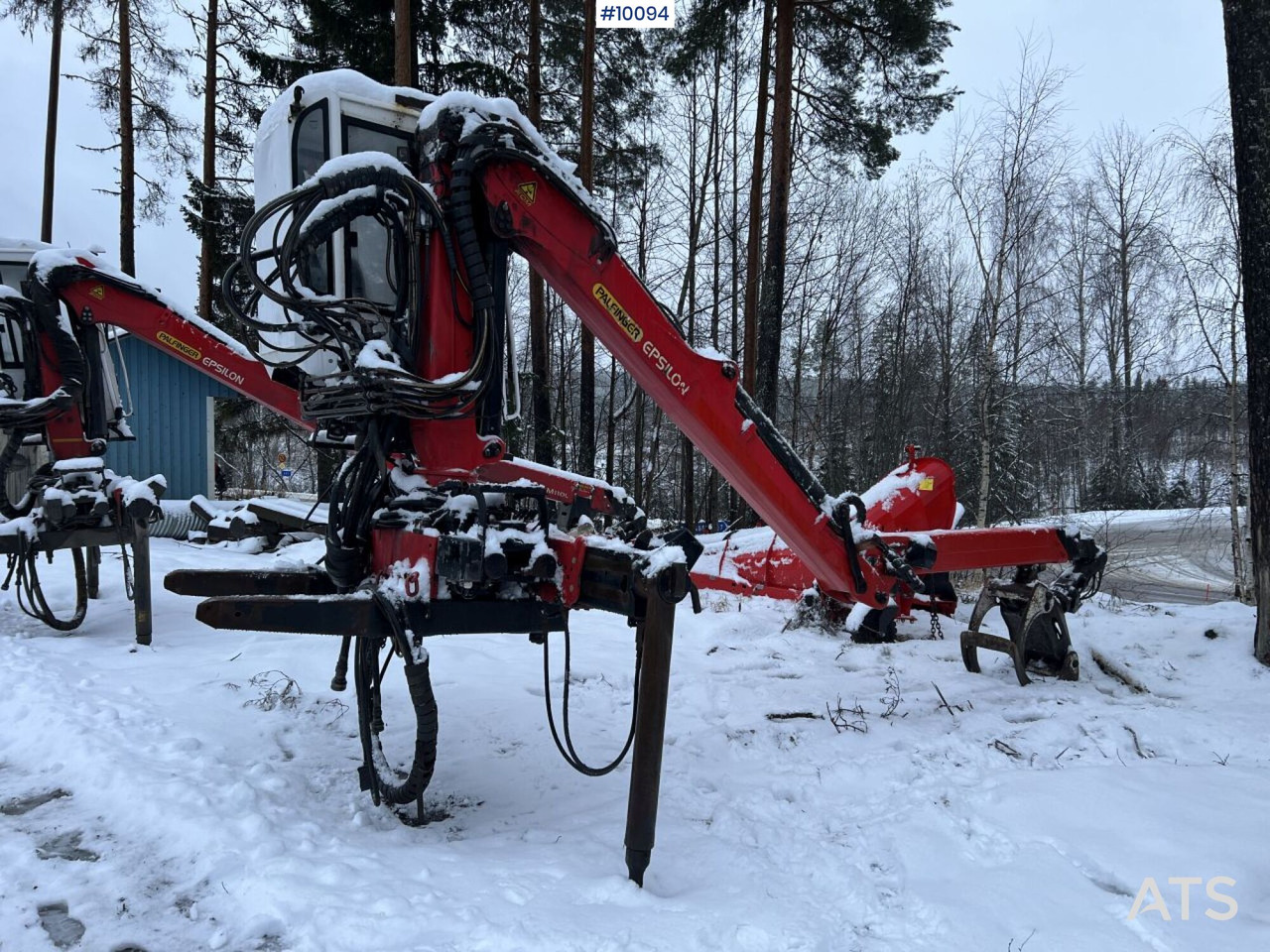 Palfinger Epsilon M110 Timber crane with double jib - Grue auxiliaire: photos 1 Palfinger Epsilon M110 Timber crane with double jib - Grue auxiliaire: photos 1