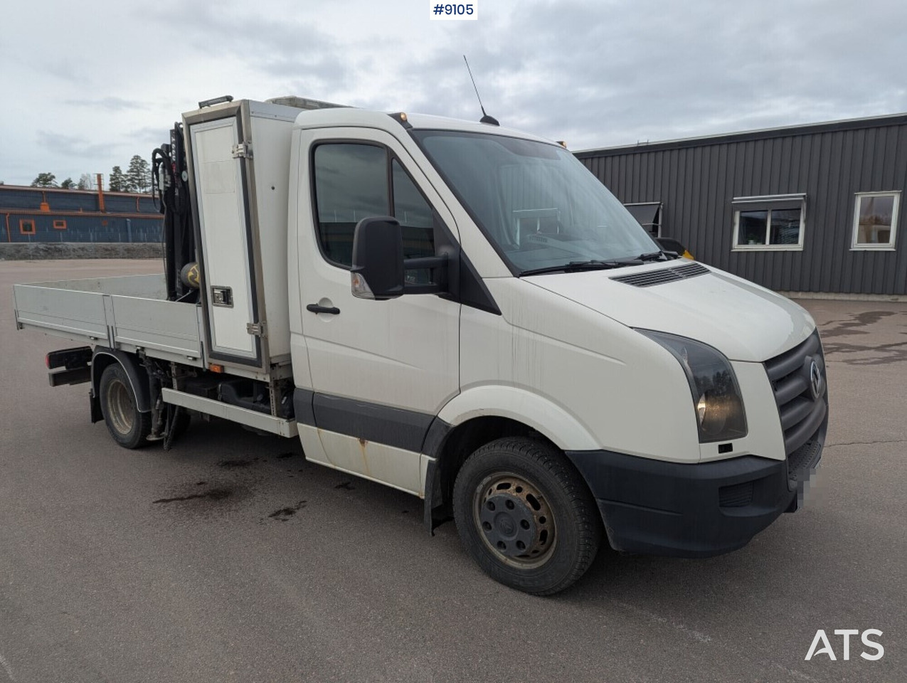 Pickup Crane Truck VW Crafter 50 2.5 TDI with HIAB crane (SEE VIDEO) - Camion grue: photos 2 Pickup Crane Truck VW Crafter 50 2.5 TDI with HIAB crane (SEE VIDEO) - Camion grue: photos 2