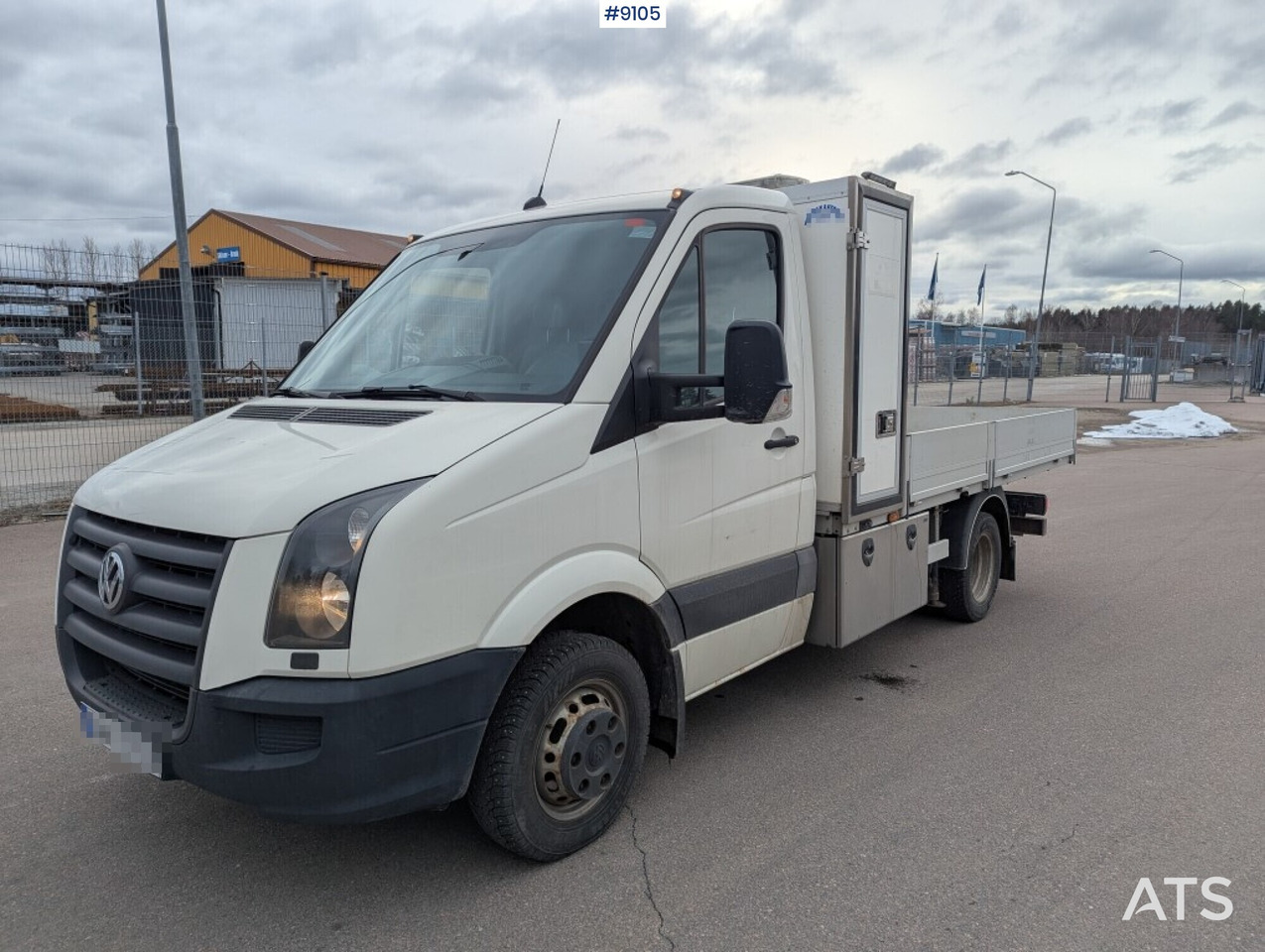Pickup Crane Truck VW Crafter 50 2.5 TDI with HIAB crane (SEE VIDEO) - Camion grue: photos 1 Pickup Crane Truck VW Crafter 50 2.5 TDI with HIAB crane (SEE VIDEO) - Camion grue: photos 1