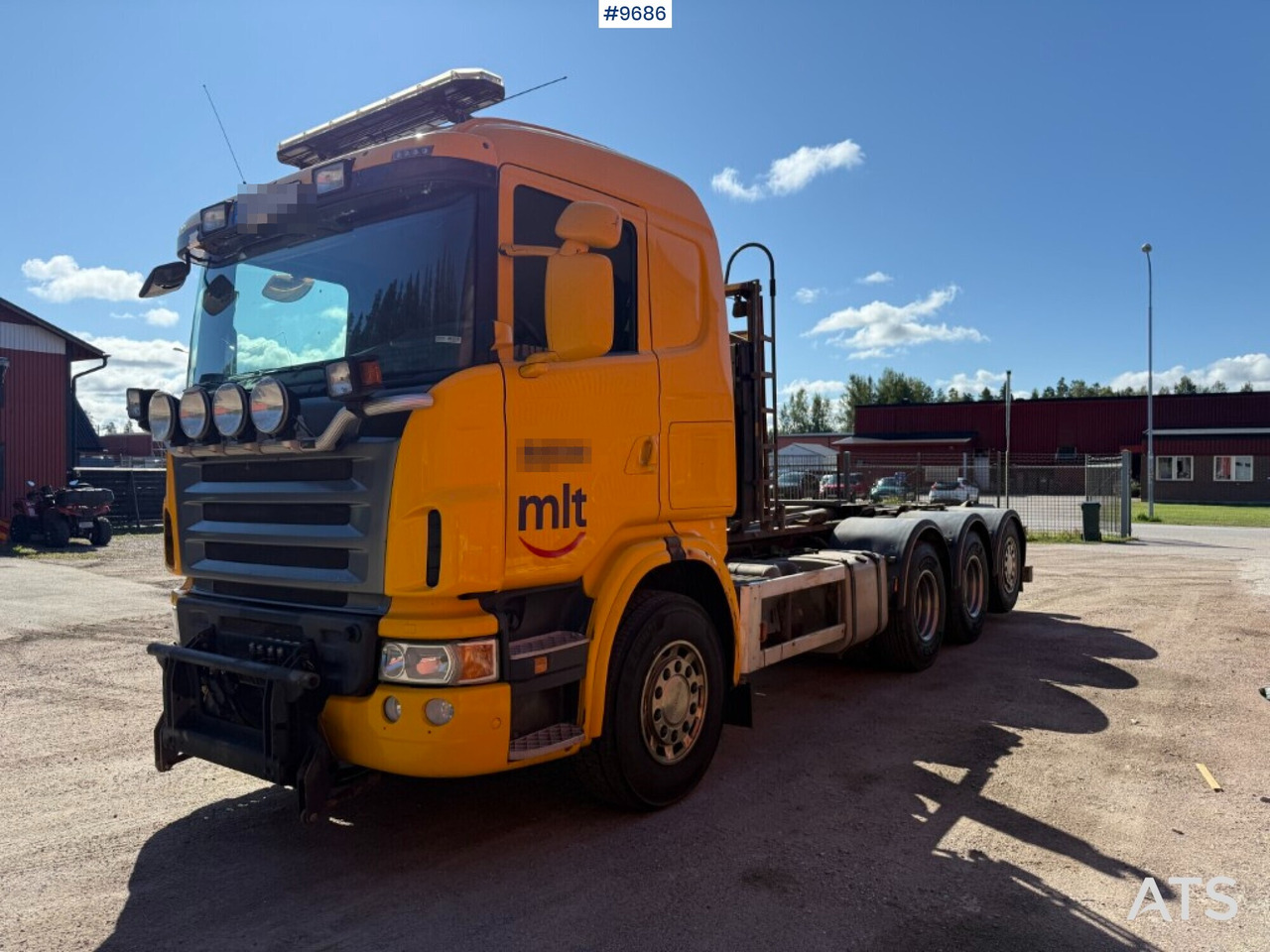 Scania G440 8X4 Lastväxlare plog och saltutrustad Rep.objekt - Camion ampliroll: photos 1 Scania G440 8X4 Lastväxlare plog och saltutrustad Rep.objekt - Camion ampliroll: photos 1