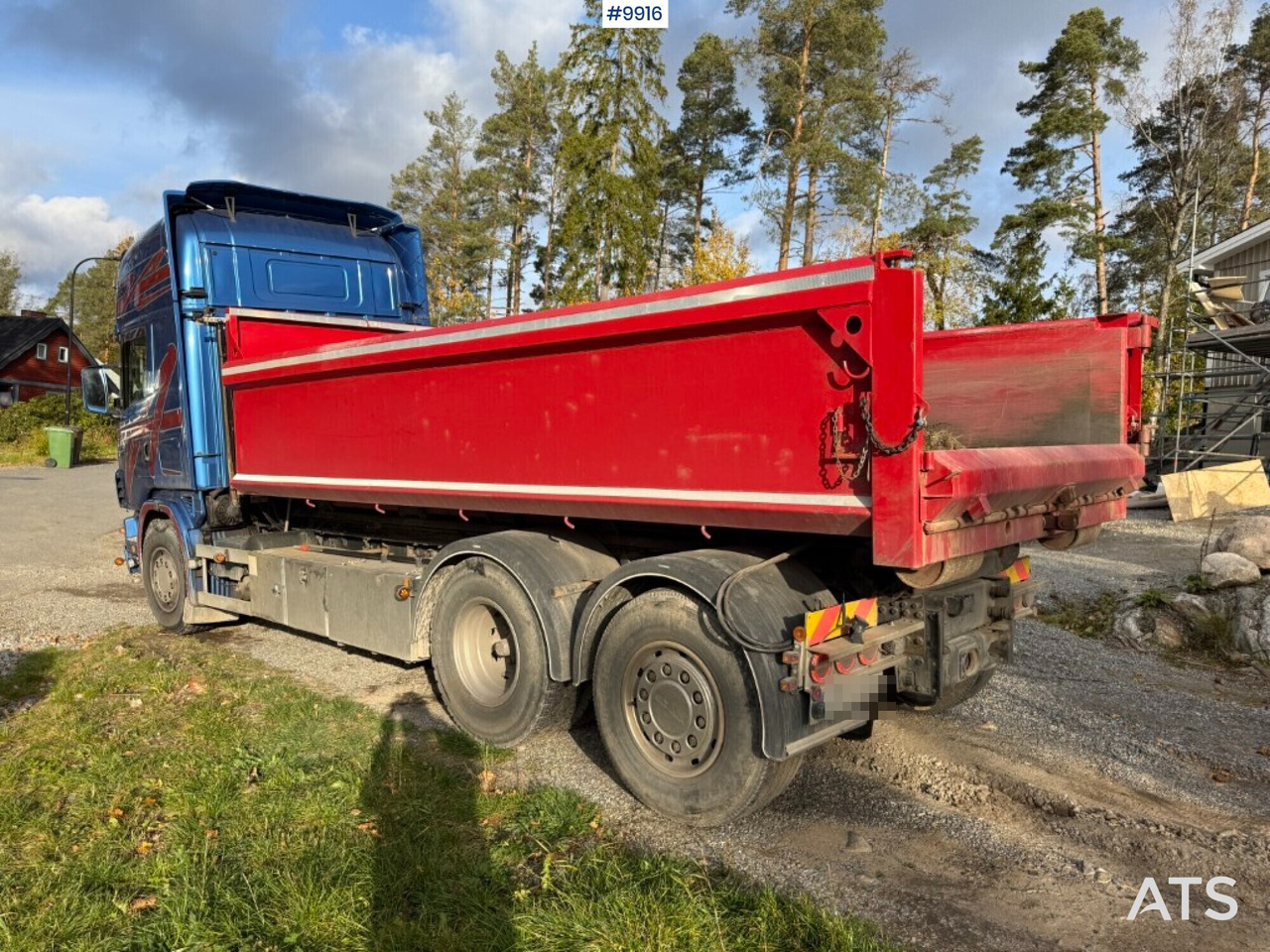 Scania R164 580 6X2 truck with flatbed - Camion plateau: photos 4 Scania R164 580 6X2 truck with flatbed - Camion plateau: photos 4