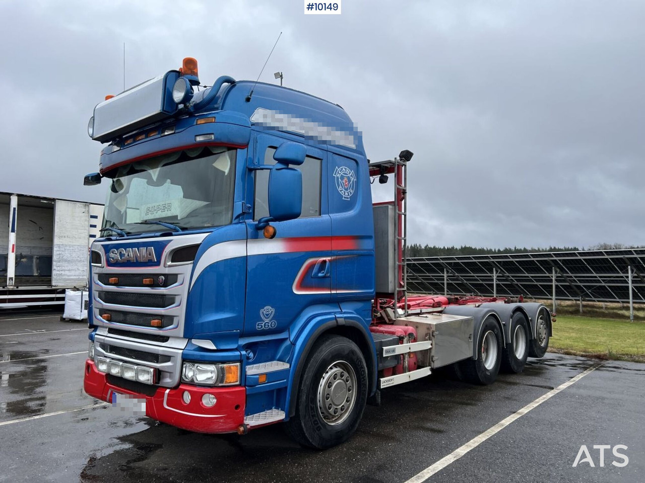 Scania R560 Tridem Hooklift Truck - Camion ampliroll: photos 3 Scania R560 Tridem Hooklift Truck - Camion ampliroll: photos 3