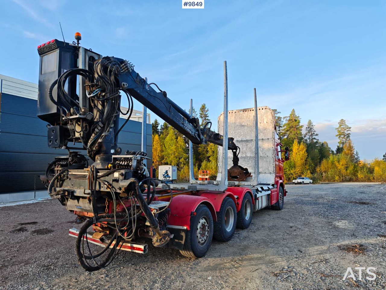 Scania R730 Tridem Timber Truck with Loglift F125S Crane (VIDEO) - Camion grumier, Camion grue: photos 5 Scania R730 Tridem Timber Truck with Loglift F125S Crane (VIDEO) - Camion grumier, Camion grue: photos 5