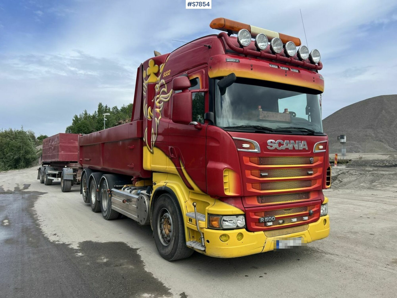 Tipper Truck Scania R500 with side tipper and ORY T 10 Tipper trailer - Camion benne, Remorque benne: photos 2 Tipper Truck Scania R500 with side tipper and ORY T 10 Tipper trailer - Camion benne, Remorque benne: photos 2
