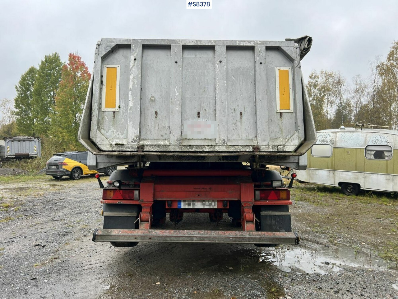 Tipper trailer, Fruehauf TP-87 with dump body Benalu - Remorque benne: photos 4 Tipper trailer, Fruehauf TP-87 with dump body Benalu - Remorque benne: photos 4