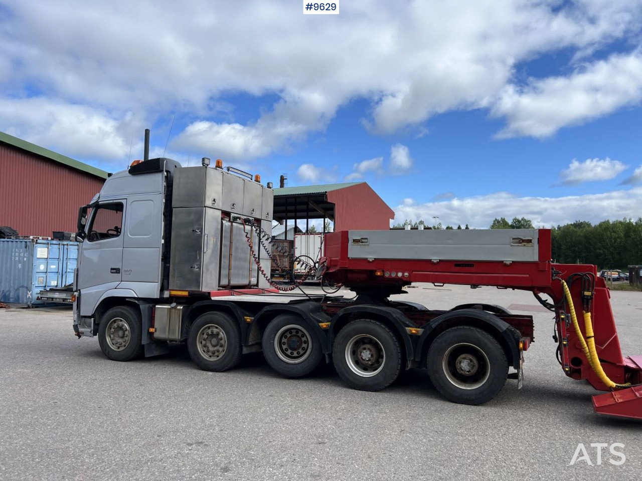 Tracteur routier, Semi-remorque surbaissé Volvo FH16 5-axle tractor unit, GOLDHOFER STZ-VL 4-41/80 trailer: photos 7 Tracteur routier, Semi-remorque surbaissé Volvo FH16 5-axle tractor unit, GOLDHOFER STZ-VL 4-41/80 trailer: photos 7