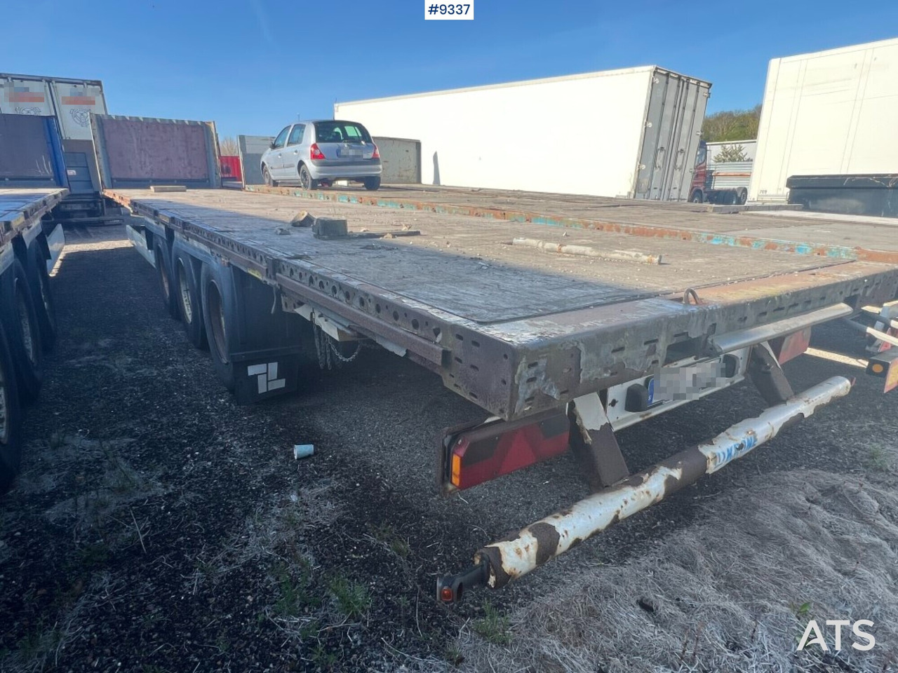 Trailer - KRONE SD PROFI-LINER - Semi-remorque plateau: photos 2 Trailer - KRONE SD PROFI-LINER - Semi-remorque plateau: photos 2